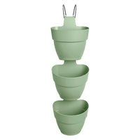 Elho vibia campana vertical garden round - outdoor pot Green