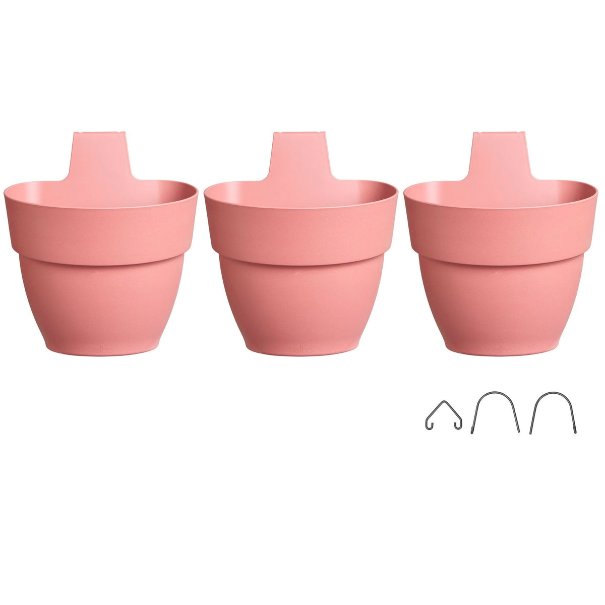 Elho vibia campana vertical garden round - Outdoor pot Pink