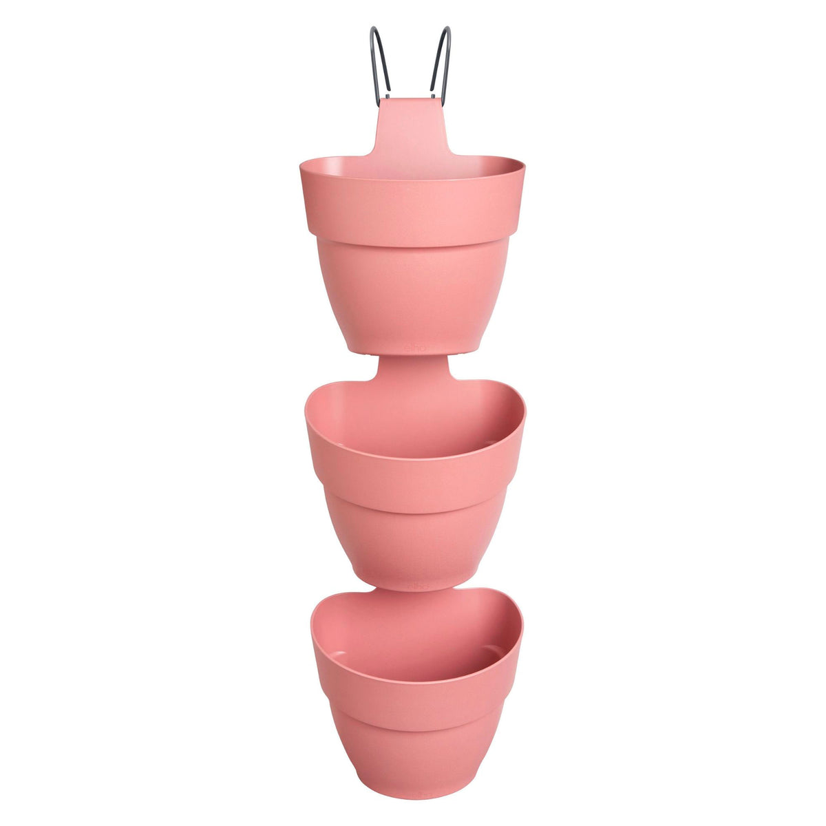 Elho vibia campana vertical garden round - Outdoor pot Pink