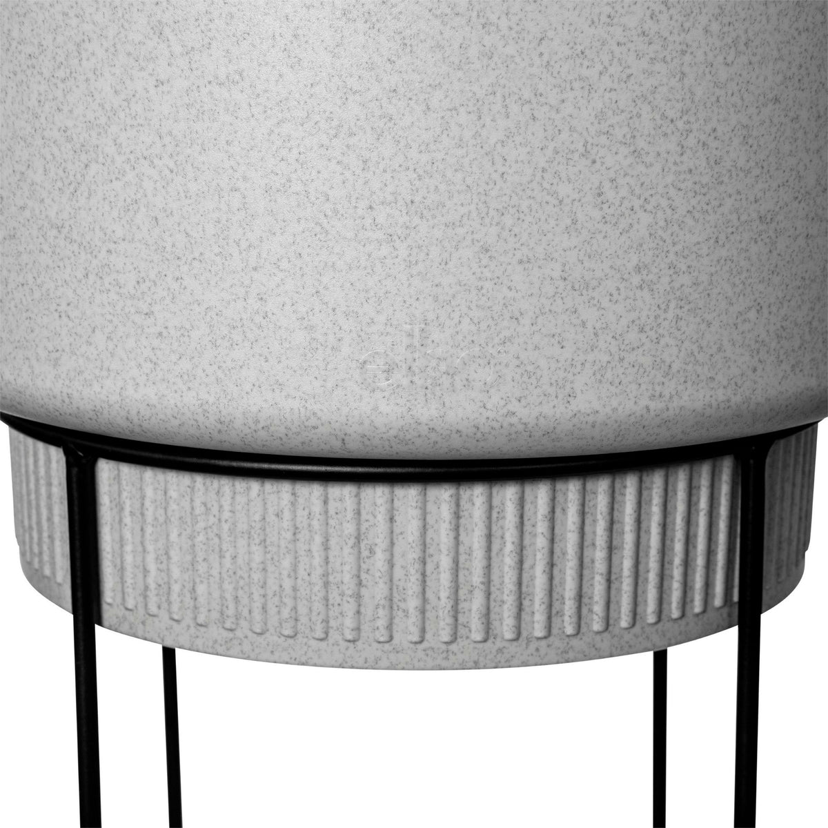 Elho b.for studio round with plant stand - Indoor pot Grey