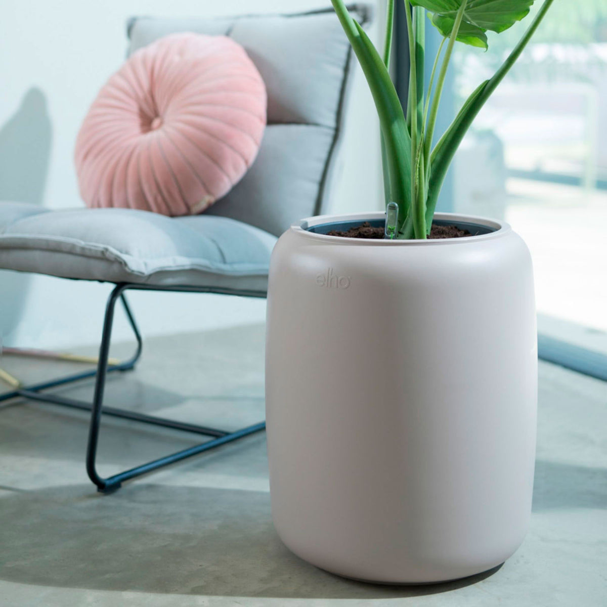 Elho Pure beads - Indoor and outdoor pot Beige