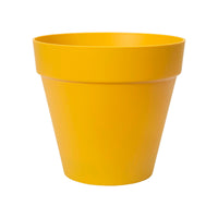 Elho loft urban round - outdoor pot Yellow