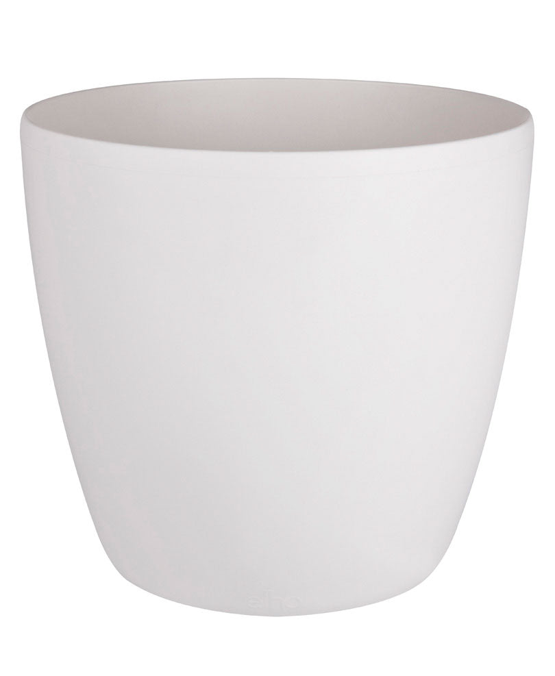 Elho flower pot Brussels round white including wheels - Indoor pot