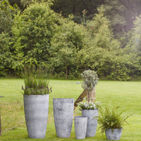 TS Flower pot Nova round grey - Indoor and outdoor pot