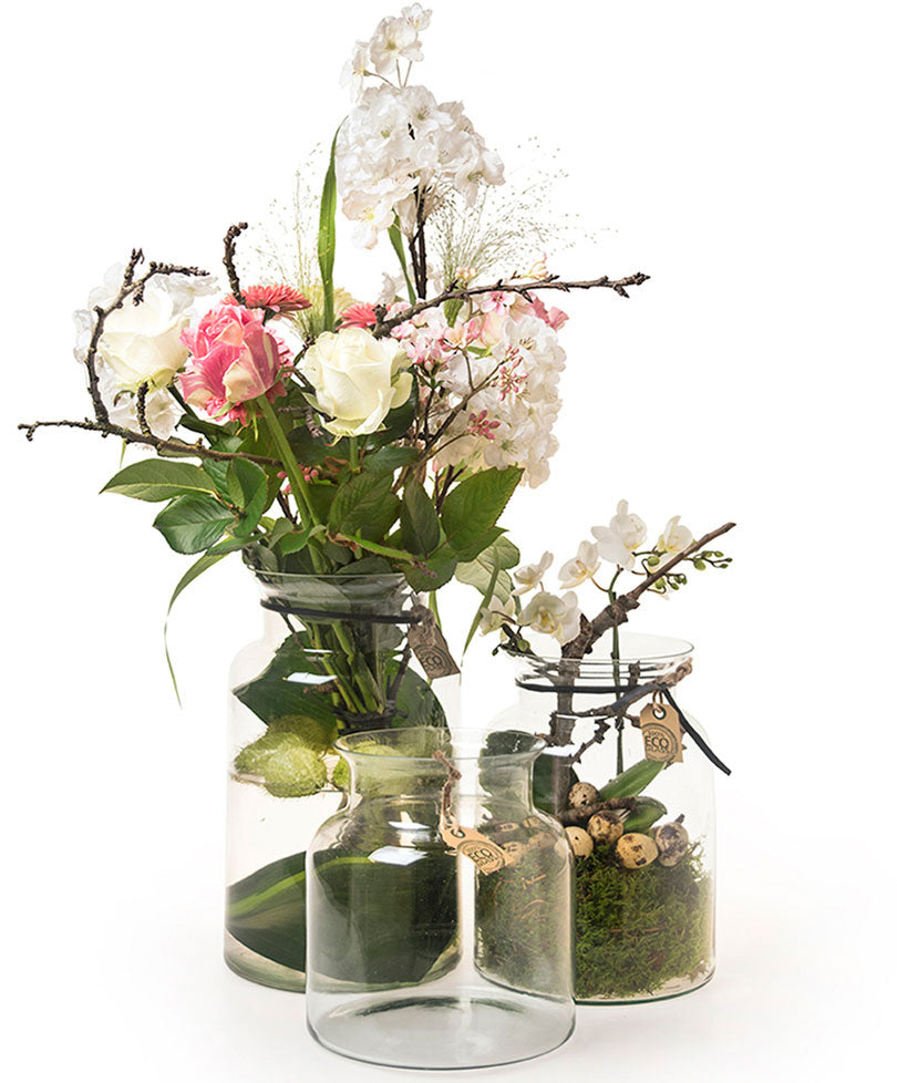 Ecoglass EcoGlass Jar vase model 'Nobles' Transparent