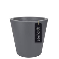 Elho flower pot Pure straight round anthracite - Indoor and outdoor pot