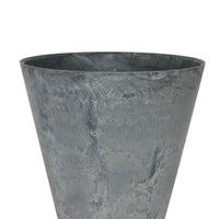 Artstone Flower pot Claire round grey - Indoor and outdoor pot